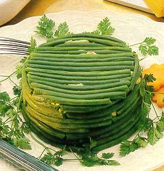 mousse de haricots verts